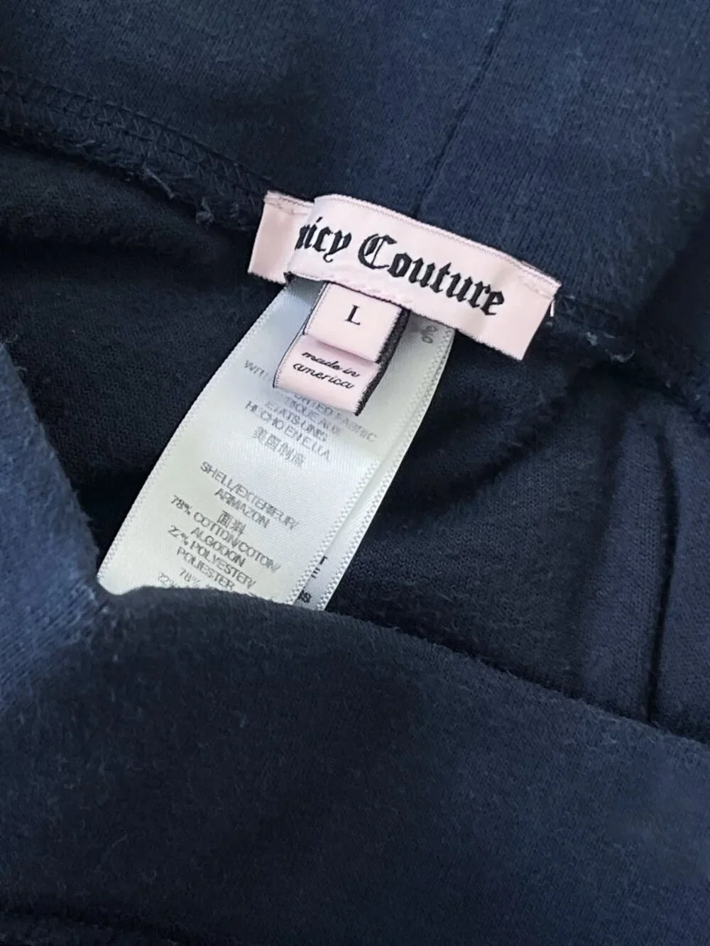 Juicy Couture Vintage “Kiss Moi” Velour Tracksuit — Size L